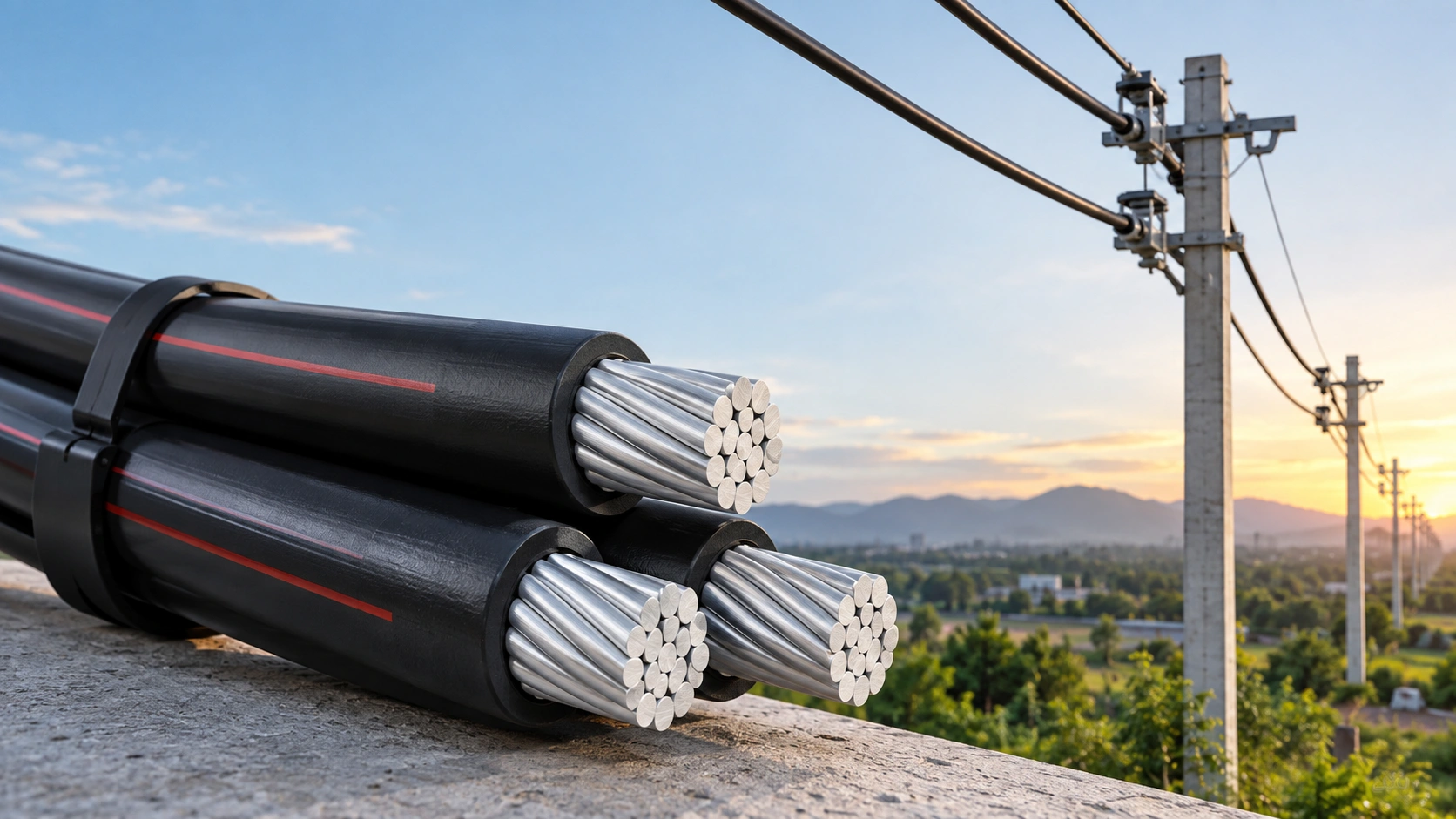 Medium Voltage Covered Conductor (MVCC) - Flashcab Cables