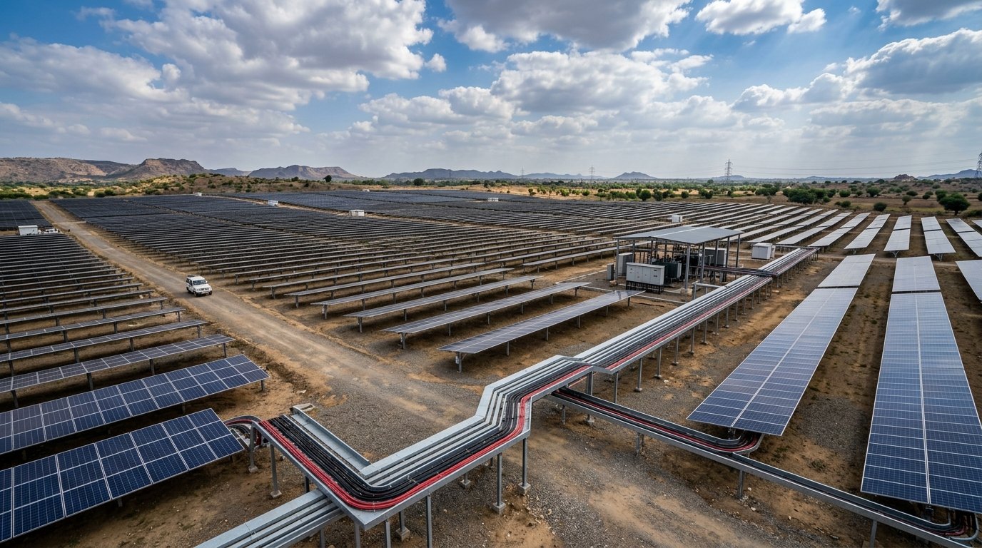 Utility-Scale Solar PV Power Plant Cabling
